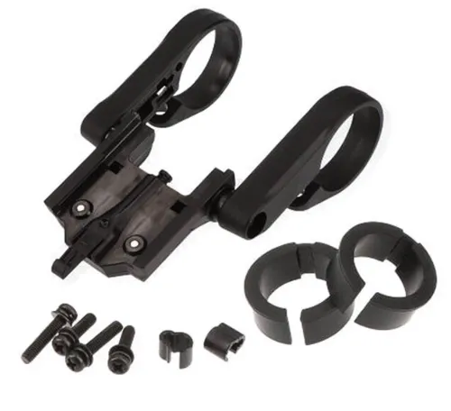Shimano Steps E6010 Display Halterung Schwarz - Praktische Halterung für Shimano Steps E6010 Display, einfach zu installieren und sorgt für eine sichere Befestigung am Lenker. Ideal für E-Bikes.