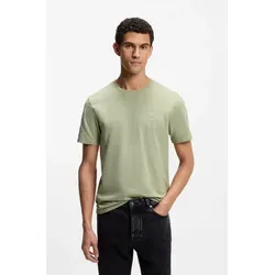 BOSS Tales T-Shirt - Hochwertiges T-Shirt für Herren aus softer Baumwolle, locker geschnitten mit gewebtem Logo Aufnäher für einen lässigen Look.