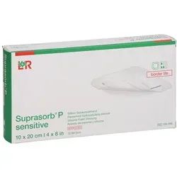 Suprasorb P sensitive PU-Schaumv.bor.lite 10x20cm Verband 10 St