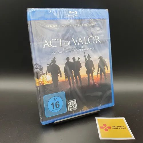 Blu-Ray Film: Act of Valor NEU - Folie und Hülle leicht beschädigt