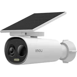 Imou Überwachungskamera Cell 3C mit 64GB Speicher - IP Kamera für außen mit 3 MP QHD-Videoauflösung und kabelloser Installation, inklusive integriertem Solarpanel für unabhängige Stromversorgung.