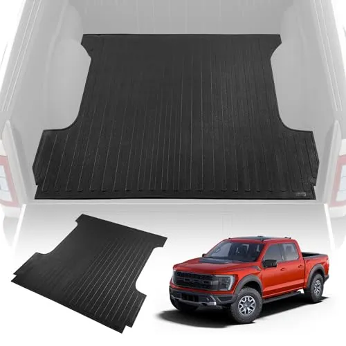 VEVOR Antirutschmatte Gummipad für Ladungssicherung - Aufbau & Ladefläche - Robuste Gummimatte für sicheren Transport, ideal für LKW und PKW Anhänger, passend für FORD F150 2015–2023.