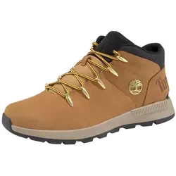 Timberland Mens Mid Lace UP Sneaker Wheat 7 - Wanderschuhe aus hochwertigem Timberland Leder und umweltfreundlichem ReBOTL-Gewebe, ideal für Alltag und Freizeit, mit hohem Tragekomfort dank OrthoLite-Fußbett.