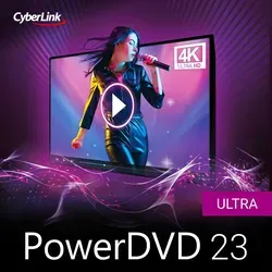 PowerDVD 23 Ultra - Der ultimative Medien-Player für PC - Software-Downloads mit umfangreicher Medienverwaltung, unterstützt bis zu 8K und bietet Karaoke-Funktionen. Genießen Sie Filme und Musik überall.