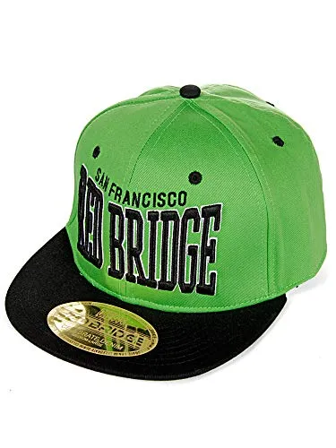 Redbridge Unisex Red Bridge Logo Cap Fitted Basecap Signature Bestickt 60cm One Size One Size Grün Neon Green-Black