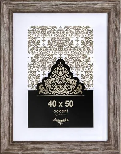 Nielsen Accent Vintage Bilderrahmen 40x50 Holz braun - Eleganter Bilderrahmen aus Holz in Vintage-Optik, ideal für stilvolle Präsentationen Ihrer Lieblingsbilder.