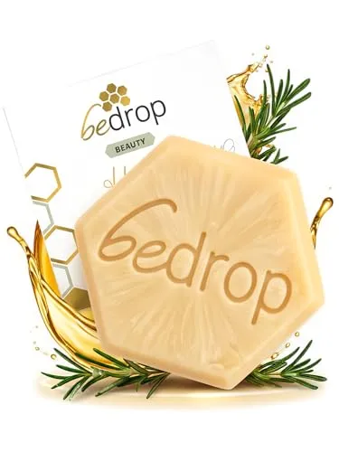 bedrop Festes Shampoo mit Gelée Royale, Manuka Honig & Propolis – für gesundes Haar - Natürliche Haarpflege in fester Form: Das Shampoo mit Gelée Royale und Manuka Honig nährt und regeneriert dein Haar intensiv. Handlich und nachhaltig, ersetzt es bis zu 300ml Flüssigshampoo. Hergestellt unter strengen Hygiene-Standards in Deutschland.
