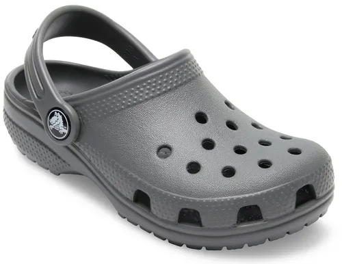 Crocs Classic Clog T Unisex Kinder Holzschuh - Slate Grey, 25/26 EU - Clogs & Pantoletten für Jungen, leichter und komfortabler Schuh aus Croslite-Material, ideal zum Personalisieren mit Jibbitz Markencharms.