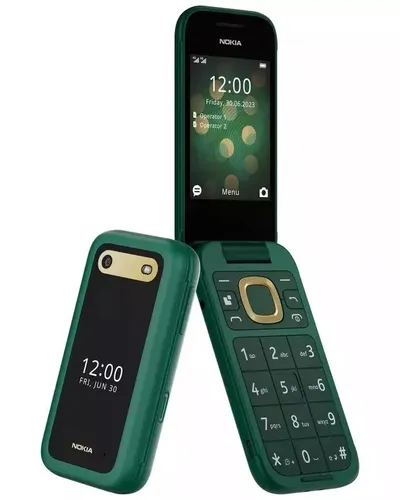 Nokia 2660 Flip, Dual Sim, 4GB - Lush Green - Handy ohne Vertrag mit Dual-SIM-Funktion, ideal für einfache Kommunikation und lange Akkulaufzeit. Kompakt und modern in Lush Green.