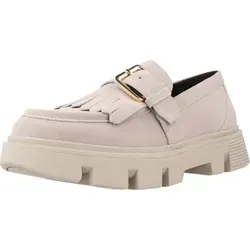 Geox Damen D VILDE C Moccasin – Sand, 39 EU - Slipper & Mokassins für Damen, mit flacher Absatzform für optimalen Komfort und vielseitige Kombinationsmöglichkeiten.