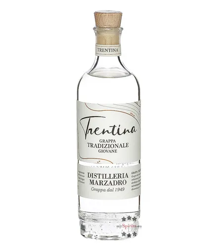 Marzadro La Trentina Tradizionale Grappa giovane 0,2