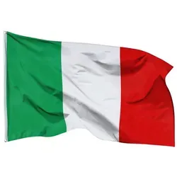 PHENO FLAGS Flagge Italien 90 x 150 cm - Hochwertige italienische Nationalflagge für Fußballfans, inkl. 2 Messing-Ösen. Waschbar bei 30 Grad, ideal für den Einsatz am Fahnenmast.