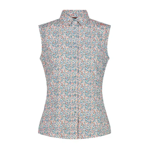 CMP Woman Shirt b.co-acqua-campari (13YN) 40 - Modische Wanderblusen für Damen, aus 95% Polyester und 5% Elastan, ideal für Komfort und Bewegungsfreiheit beim Wandern.