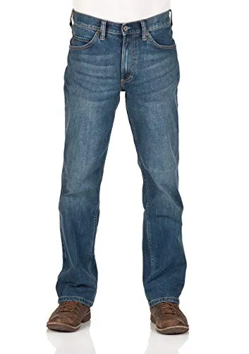 MUSTANG Herren Jeans Hose Style Tramper - Schmal geschnittene Jeans mit mittelhohem Bund und geradem Beinverlauf, aus Baumwolle mit Elasthan für optimalen Tragekomfort. Perfekt für den Alltag und immer im Trend.