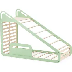 Kinderbett Sleepy | Montessori Bett aus Birkenholz - Montessori Bett in hochwertigem Birkenholz, einfach zu montieren und ideal für kreative Schlafräume. Maße: 210x100x150 cm.