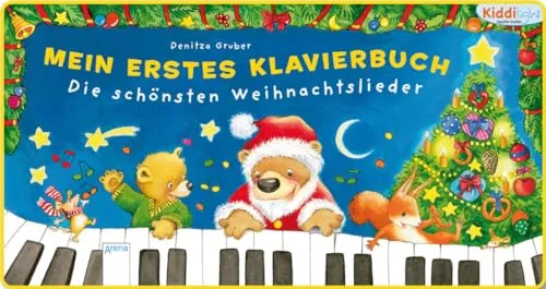 Mein erstes Klavierbuch. Die schönsten Weihnachtslieder: Kiddilight: Mit Klaviertastatur