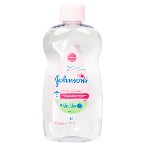 Johnsons JOHNSON'S Baby Oil 500 ML - Hautpflege - Feuchtigkeitsspendendes Babyöl für sanfte und geschützte Haut, ideal für die tägliche Pflege.
