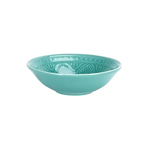 Butlers 10192298 Sumatra Schale - Schöne Keramikschale mit Muster Ø 14 cm in vier verschiedenen Farben,türkis