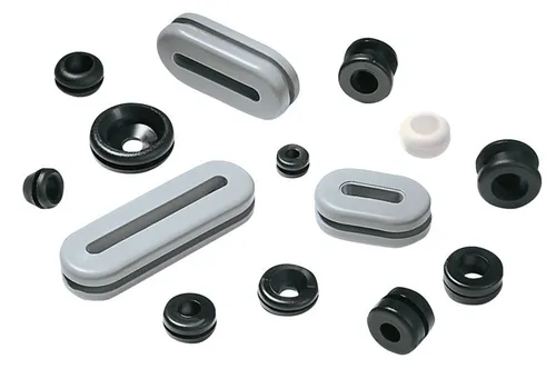 HellermannTyton Durchführungstülle HV1606-PVC-GY-D1 grau - Hochwertige Durchführungstülle für Kabeldurchmesser von 17-20 mm, ideal für robuste Anwendungen mit Wandstärken bis 3 mm, Temperaturbereich -30 bis 60 °C.