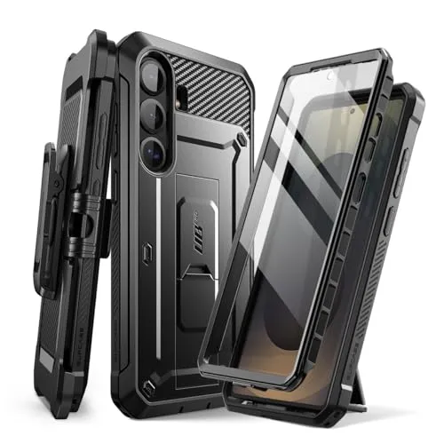 SUPCASE Outdoor Hülle für Samsung Galaxy S25 FE – 360 Grad Schutzhülle mit Gürtelclip - Handyhülle & Cover, stoßfest mit integriertem Displayschutz und starkem N52-Magnet für optimale Sicherheit und Kompatibilität mit MagSafe-Zubehör.