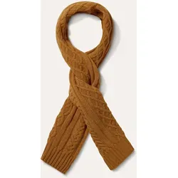 Walbusch Herren Aran-Schal Gelb noch offen: Muster
