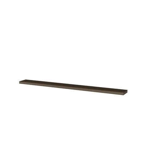 Spiegelablage 120 cm Eiche Mokka - Wandregal - Stylische Wandablage aus Eiche Mokka, 120 cm breit, ideal zur Präsentation von Deko-Elementen oder für zusätzlichen Stauraum im Wohnbereich.