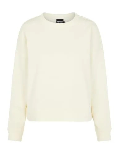 PIECES Pcchilli Ls Sweat Noos Bc - Bequemer Damen Sweatshirt - Stylisches Sweatshirt für Damen, aus weichem Material gefertigt, ideal für lässige Outfits und entspannte Tage.