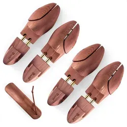 Blumtal TESTSIEGER Premium Schuhspanner Zedernholz - Ergonomisch für Herren und Damen - Schuhspanner aus unbehandeltem Zedernholz, inklusive Schuhlöffel. Optimaler Feuchtigkeitsschutz und angenehmer Duft verlängern die Haltbarkeit Deiner Schuhe.