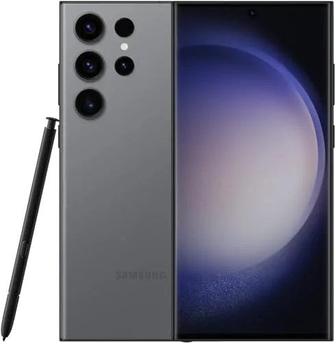 Samsung S23 Ultra 1TB Black DE - Grau - Handys ohne Vertrag mit 1TB Speicher, AI-Bildbearbeitung und fortschrittlicher Kamera für atemberaubende Fotos bei jedem Licht.