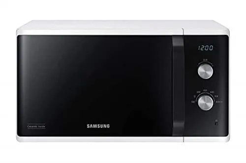 Samsung MW3500 Mikrowelle 800 W - 23 L Garraum - Mikrowelle mit kratzfestem Keramik-Emaille-Innenraum für einfache Reinigung und präziser elektronischer Steuerung in 5-Sekunden-Schritten.