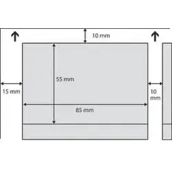 SIGEL Visitenkarte hochweiß 150 Karten perf. DP830 Format 85x55mm 185g