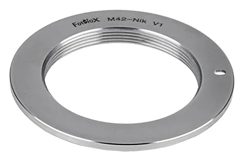 Fotodiox Pro Lens Mount Adapter Compatible with M42 Type 1 Lenses on Nikon F-Mount Cameras