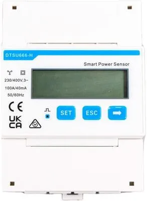 Huawei DTSU666-H Smart Power Sensor 100A/50mA - 3-Phasiger Stromzähler für PV-Systeme - PV-Energiemanager mit präziser 3-Phasen-Messung, ideal zur Optimierung Ihrer Solaranlage und Maximierung der Energieeffizienz.