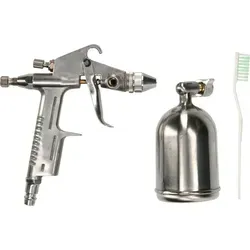 KOTARBAU® Lackierpistole Set Mini-Düse 0,5 mm - Präzise Lackierung mit der KOTARBAU Sprühpistole – ideal für gleichmäßige Lackschichten. Mit drei Einstellungsoptionen für Luft, Farbe und Strahl. Robuste Metallkonstruktion für langlebigen Einsatz in Werkstätten und Garage.