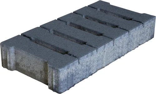 EHL Rasenstein Modern Anthrazit 8 cm x 50 cm x 25 cm - Außenanbau: Robuste, pflegeleichte Betonpflastersteine mit Wasser- und Schmutzabweisung, ideal für Terrassen, Einfahrten und Gartenwege.