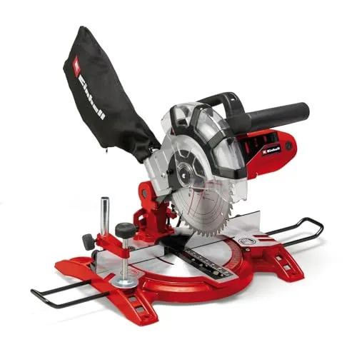 Einhell Kapp-Gehrungssäge TC-MS 2112 - 1.600 W, hochwertiges HM-Sägeblatt, präzise Winkeleinstellung bis 45° für exakte Gehrungsschnitte