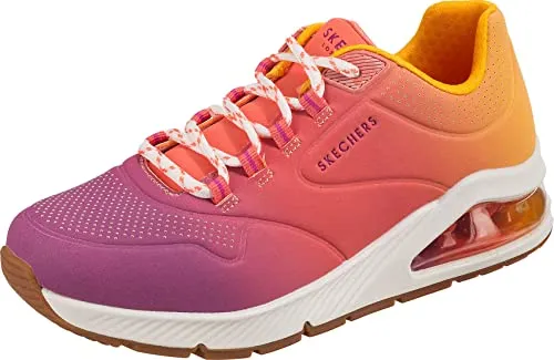 Skecher Street UNO 2 Color Waves Damen Sneaker 155628 Pink/Multi, Schuhgröße: 38 EU - Damen-Sneaker mit trendigem Design und hervorragendem Komfort für den ganzen Tag, perfekt für jede Gelegenheit.