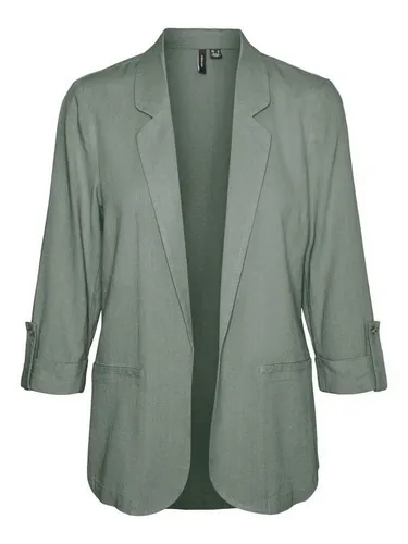 VERO MODA Damen Blazer VMJesmilo Sakko - Eleganter Damenblazer mit Reverskragen und 3/4-langen Ärmeln, ideal für Büro, Freizeit oder festliche Anlässe. Kombinierbar für einen stilvollen Look.
