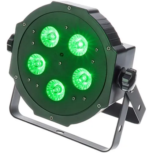 ADJ Mega TRIPAR Profile PLUS - Ultraheller flacher PAR-Scheinwerfer, 5x 4-Watt RGB + UV Quad-LEDs für Wand-Wash und Bühnenbeleuchtung
