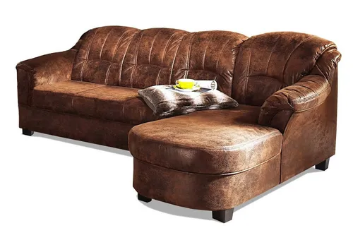 Home affaire Ecksofa Budapest zeitlos & elegant, bequeme Armlehnen, L-Form, wahlweise mit Bettfunktion, mit Recamiere oder Ottomane
