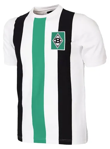 COPA Retro Trikot Borussia Mönchengladbach 1972-73 - Stilvolles Retro-Trikot der Borussia Mönchengladbach von 1972-73. Hochwertige Verarbeitung, klassisches Design und ideal für Fans und Sammler. 100% Baumwolle für hohen Tragekomfort.
