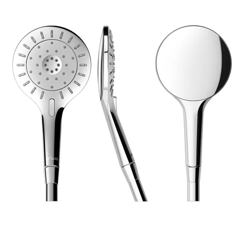 Laufen MyTwin120 Handbrause - Handbrause mit RubiClean-Funktion für einfache Reinigung und drei Strahlarten: Rain, Mixedspray und Massagespray. Ideal für umweltbewusste Nutzer dank EcoChoice-Durchflussregler.