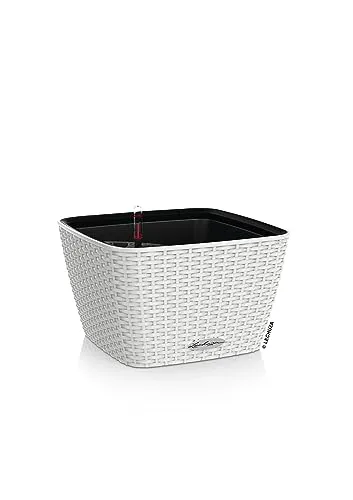 Lechuza Pflanzschale Bacino Cottage weiß - Garten-Zubehör | Vielseitige Pflanzschale mit integriertem Bewässerungssystem für optimale Wasserversorgung und ideal für Innen und Außen.