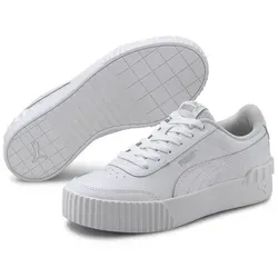 PUMA Damen Carina Lift TW Sneaker, White White, 36 EU - Damen-Sneaker mit frauenspezifischer Passform, Obermaterial aus Kunstleder und Gummi-Außensohle für optimalen Grip.