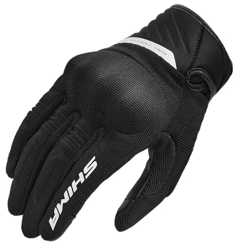 SHIMA SONIC Damen Motorradhandschuhe - Kurze Sommerhandschuhe mit Schutz - Maximaler Schutz und atmungsaktive Belüftung für sicheres Fahren im Sommer. Ergonomische Passform und Touchscreen-kompatibel für einfache Bedienung unterwegs.