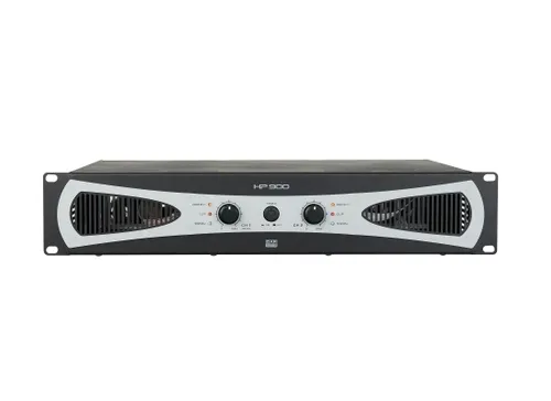 DAP Audio DAP HP-900 Endstufe - Verstärker/Amp mit 2x 450 Watt RMS Leistung, ideal für Partys und Bars. Die Klasse AB Endstufe sorgt für kraftvollen Sound und hat effiziente Zwangsluftkühlung für zuverlässigen Betrieb.
