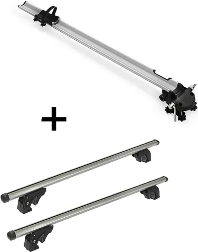 Fahrradträger Bike Pro + Dachträger VDP LION2 für Ford Kuga (5 Türer) 08-12 - Fahrradträger und Dachträger Set für Ford Kuga (5 Türer) 08-12, aus leichtem Aluminium, ideal für alle Fahrradtypen und sorgt für mehr Platz im Innenraum.