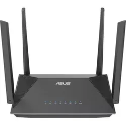 ASUS WL-Router RT-AX52 AX1800 AiMesh - Schwarz - Der ASUS RT-AX52 ist ein leistungsstarker Tisch-Router mit Wi-Fi 6, der durch BSS Coloring die WLAN-Effizienz in überfüllten Umgebungen optimiert. Genießen Sie zuverlässige Verbindungen und einfache Steuerung über die ASUS Router App.