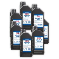 LIQUI MOLY 1117 Hydrauliköl HLP 46 - 7x 1L - Lieferumfang: 7x 1L LIQUI MOLY 1117 Hydrauliköl HLP 46. Hochwertiges Hydrauliköl für Maschinen und Pumpen, sorgt für optimale Sauberkeit und Zuverlässigkeit bei allen Betriebsbedingungen.