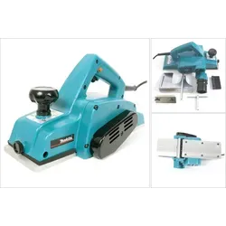 Makita BREITHOBEL 1911B - 840 W Zimmermannshobel, hohe Spanabnahme von 2 mm und geräuscharmer Betrieb für präzise Ergebnisse